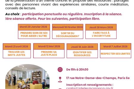 Programme des rencontres Entre proches